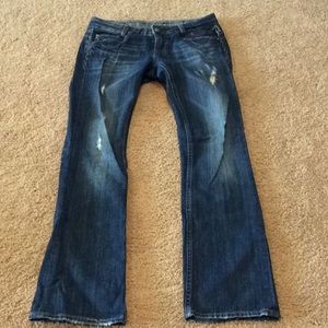 Express ReRock boot cut jeans